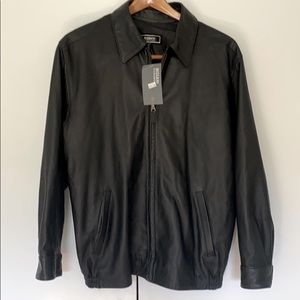 Missani BNWT Lambskin leather men’s xs jacket